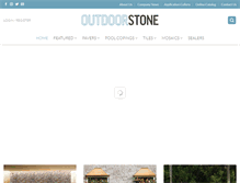 Tablet Screenshot of outdoorstone.com